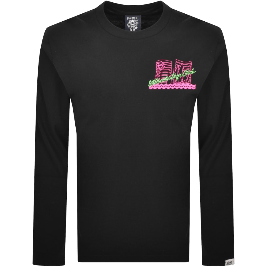 Image number 2 for Billionaire Boys Club Long Sleeve T Shirt Black