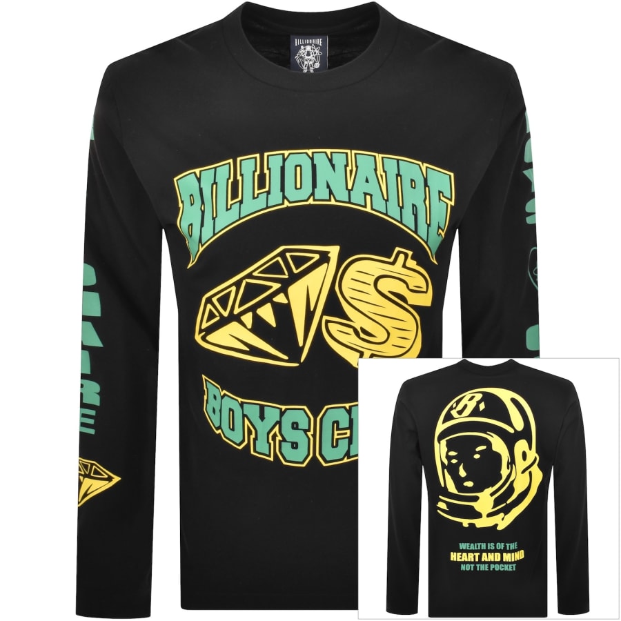 Image number 1 for Billionaire Boys Club Long Sleeve T Shirt Black