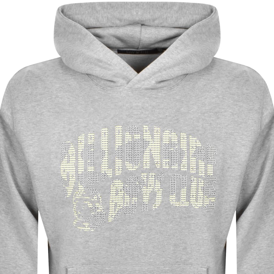 Image number 2 for Billionaire Boys Club Arch Logo Hoodie Grey