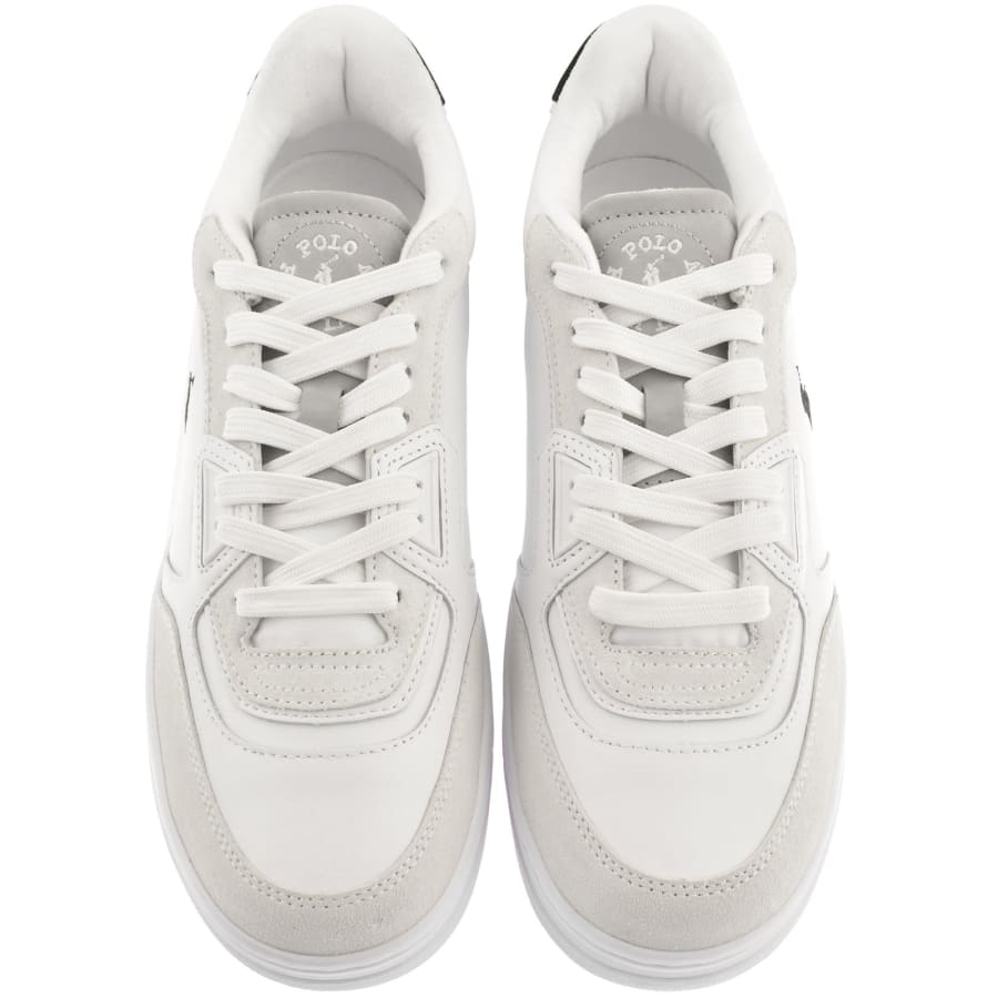 Image number 3 for Ralph Lauren Open Masters Trainers White