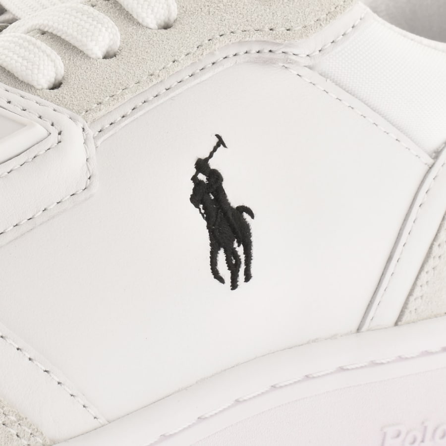 Image number 4 for Ralph Lauren Open Masters Trainers White