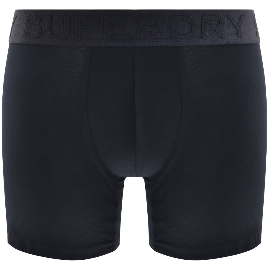 Image number 2 for Superdry 3 Pack Boxers Navy