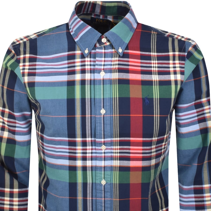 Image number 2 for Ralph Lauren Check Long Sleeve Shirt Multi