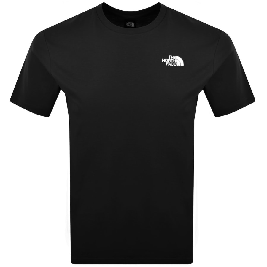 Image number 2 for The North Face Vertical Logo T Shirt Black