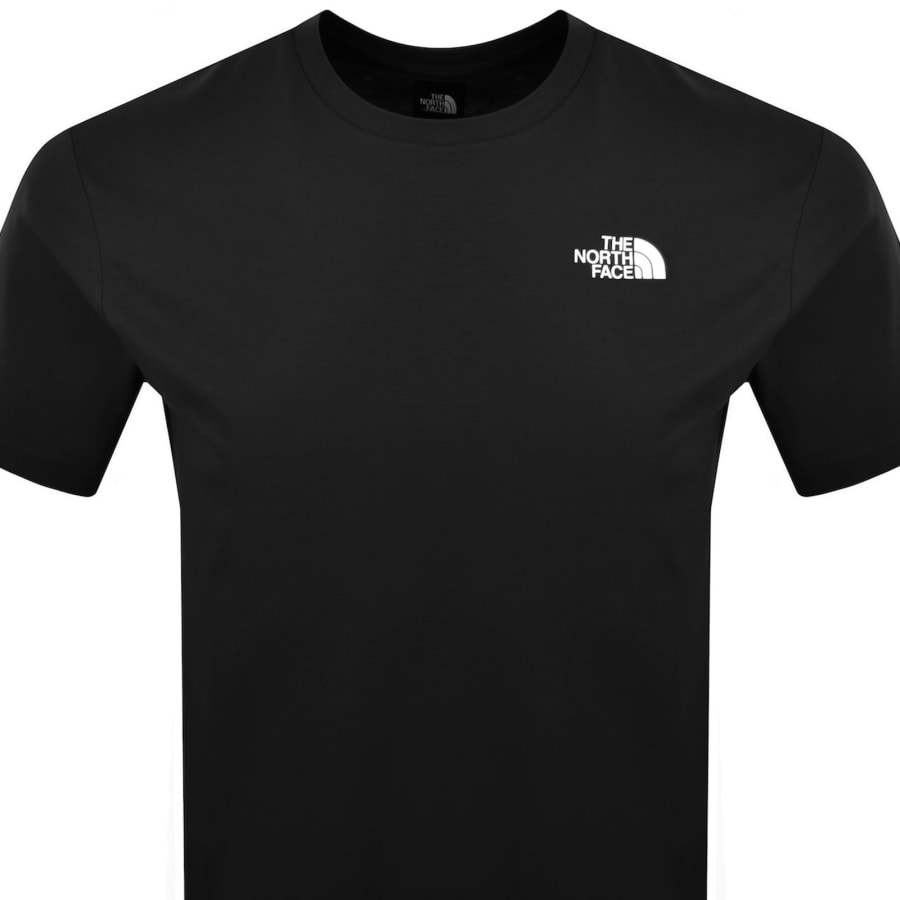 Image number 3 for The North Face Vertical Logo T Shirt Black