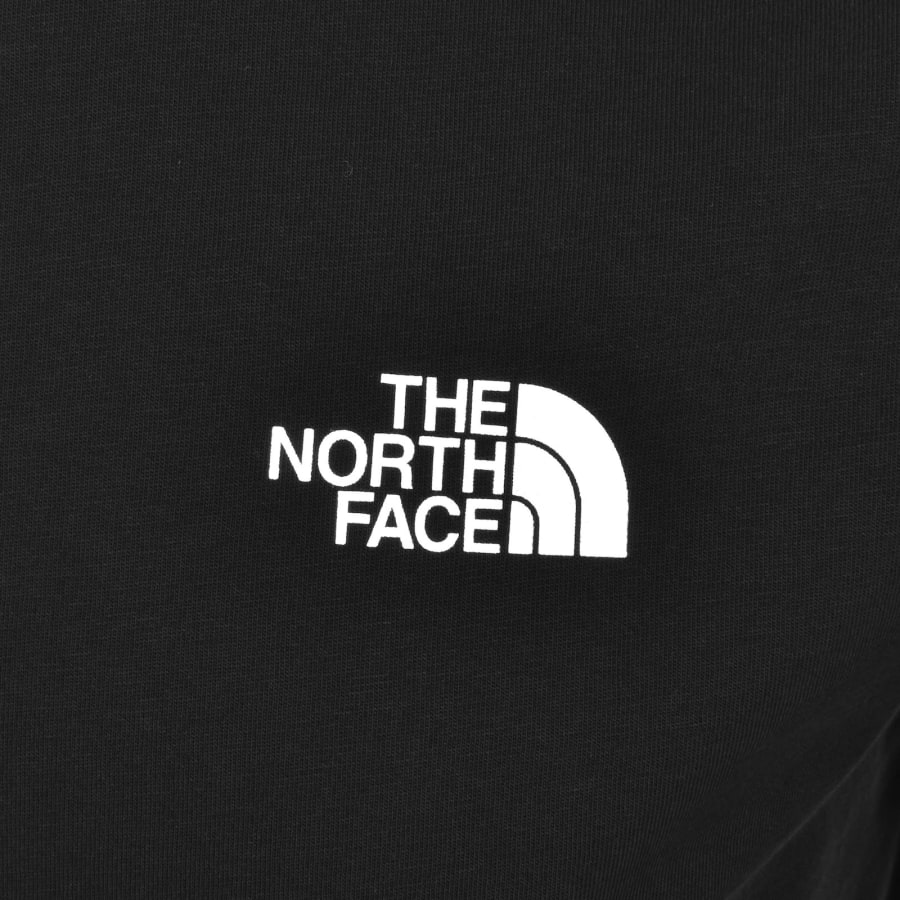 Image number 4 for The North Face Vertical Logo T Shirt Black