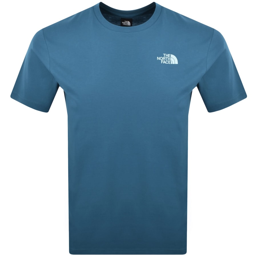 Image number 2 for The North Face Vertical Logo T Shirt Mineral Ink B