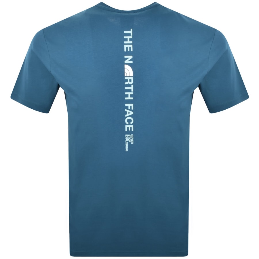 Image number 5 for The North Face Vertical Logo T Shirt Mineral Ink B