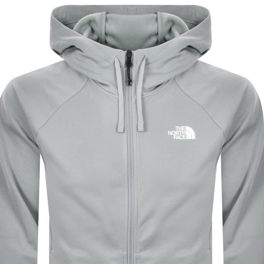 Image number 2 for The North Face Full Zip Hooded Jacket Grey