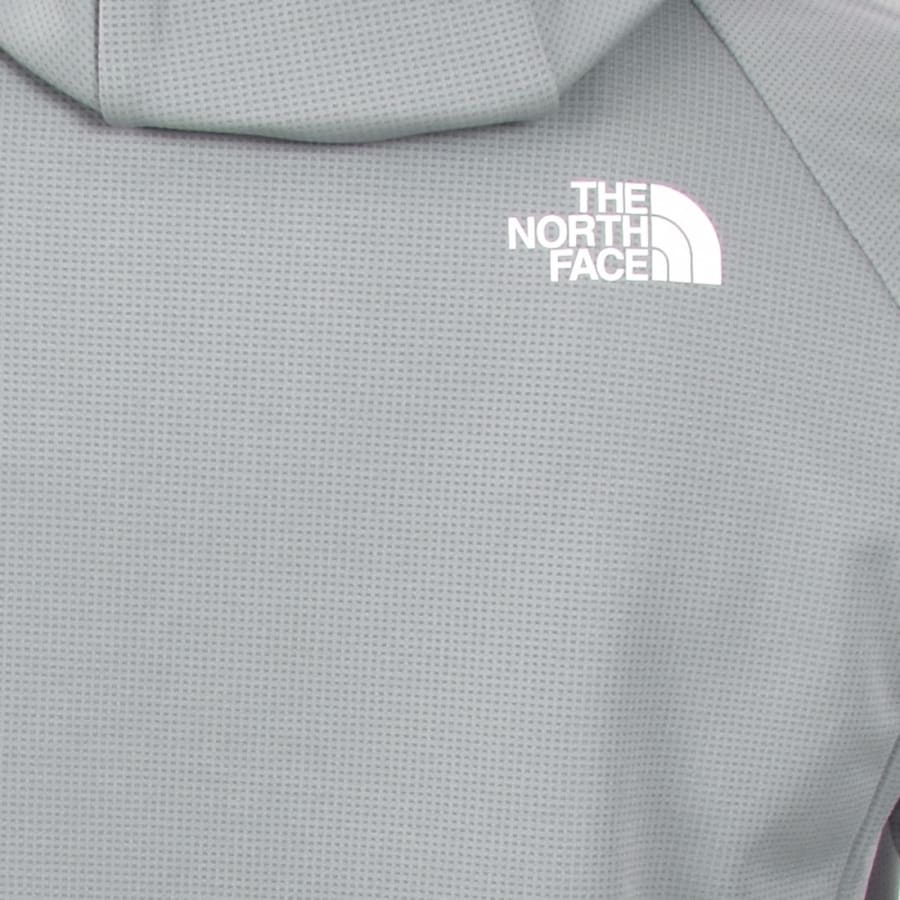 Image number 4 for The North Face Full Zip Hooded Jacket Grey