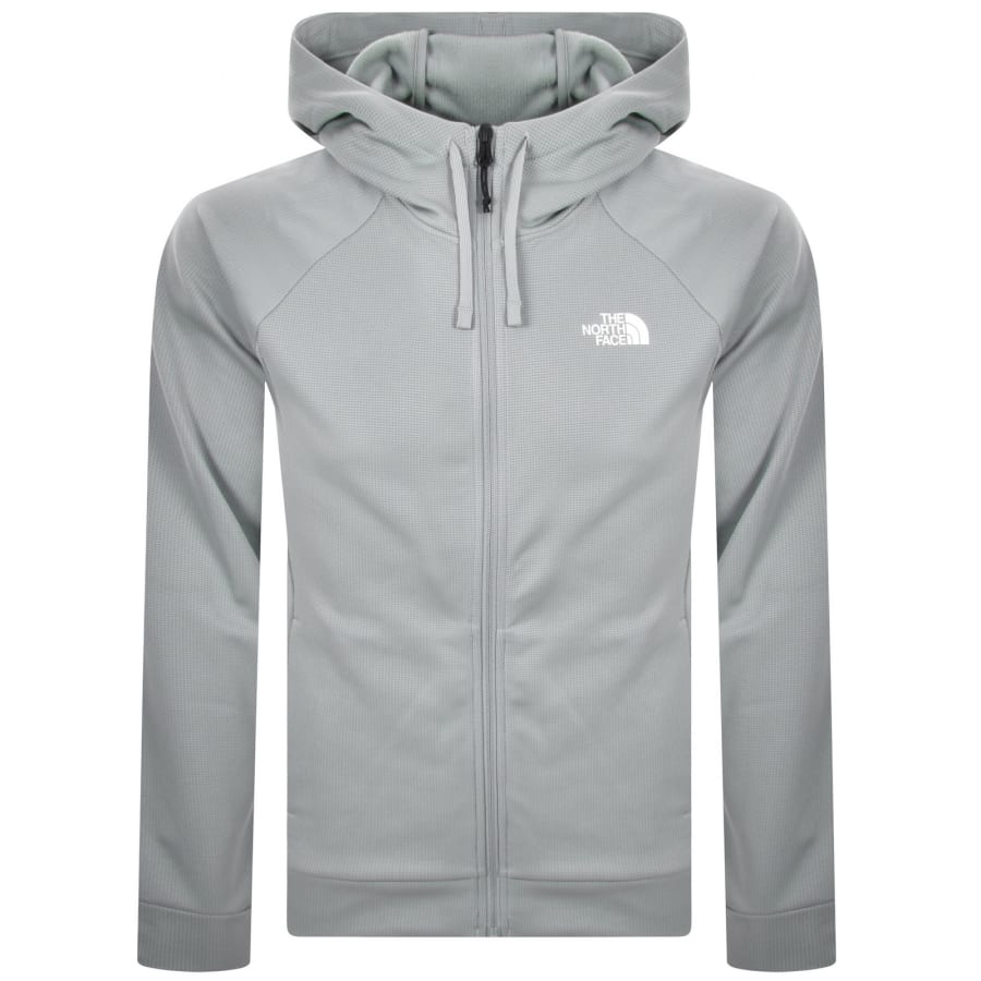 Image number 1 for The North Face Full Zip Hooded Jacket Grey