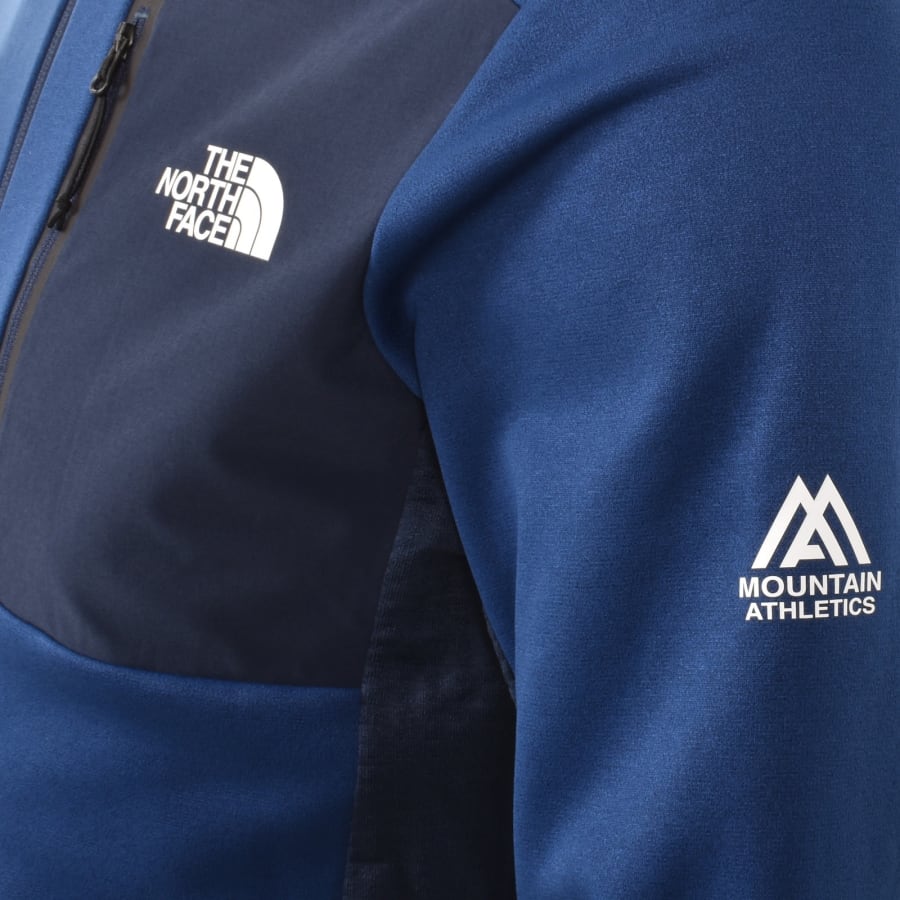 Image number 4 for The North Face Full Zip Hoodie Estate Blue