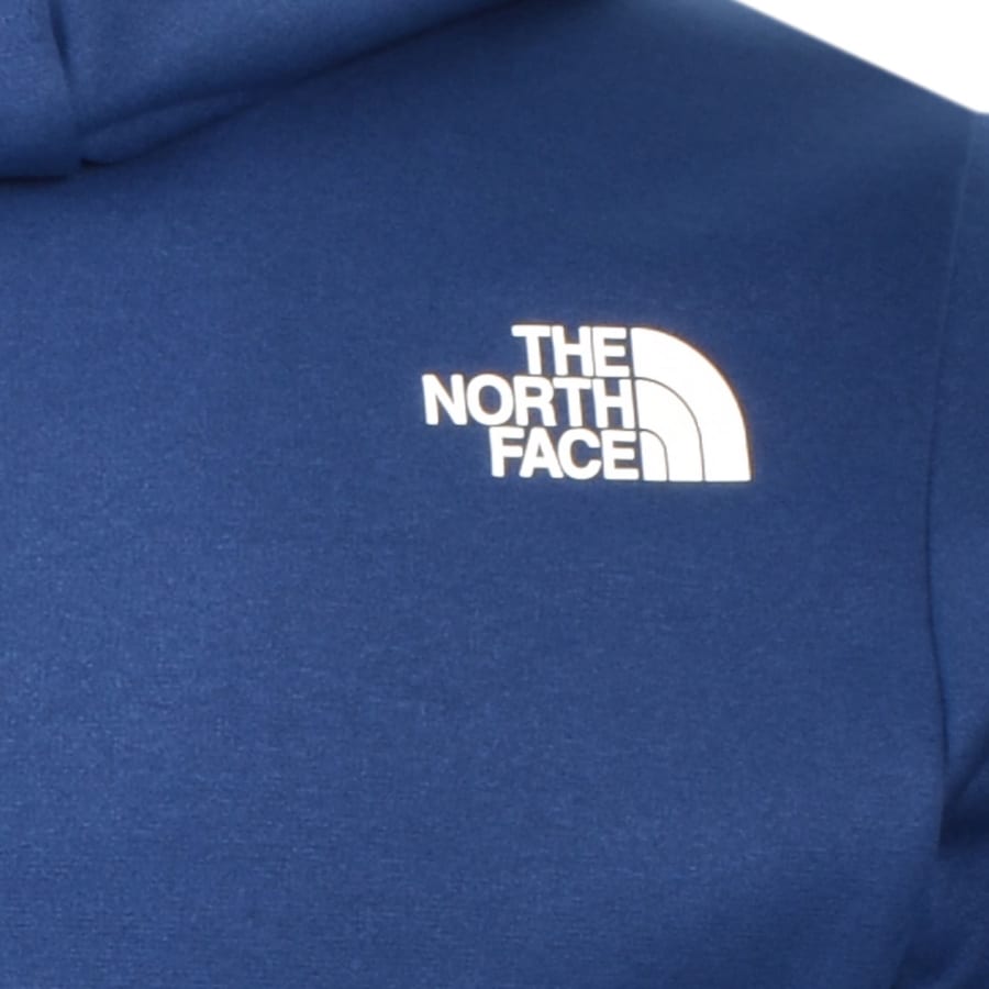 Image number 5 for The North Face Full Zip Hoodie Estate Blue