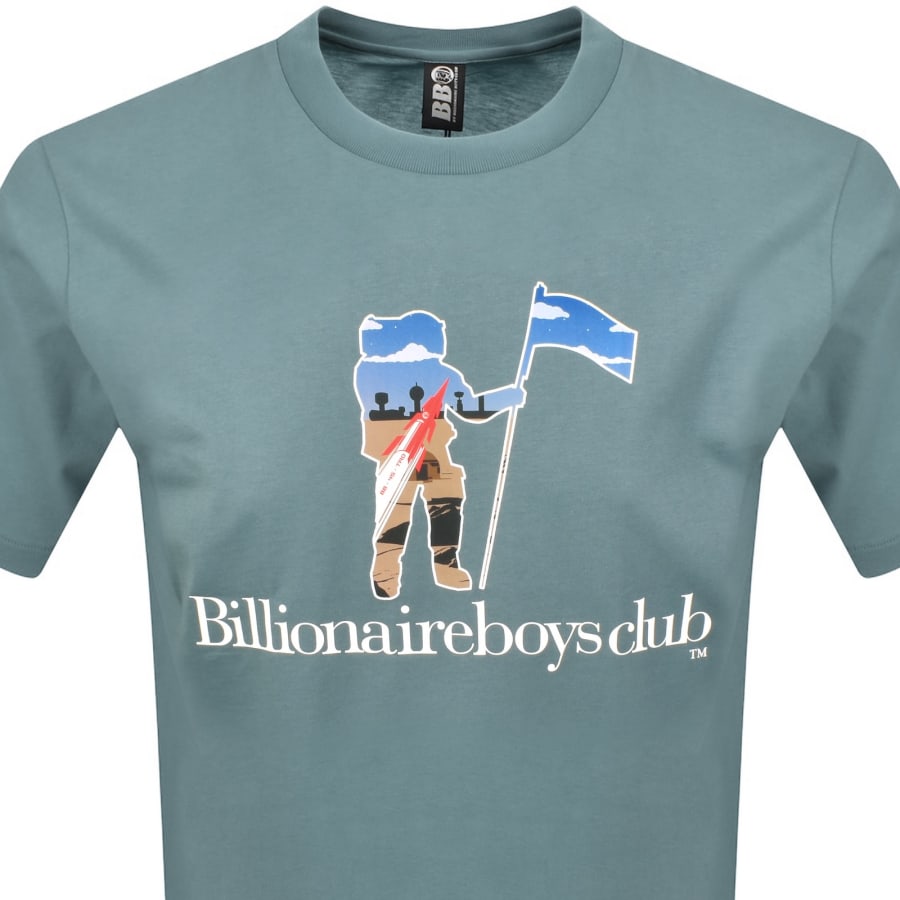 Image number 2 for Billionaire Boys Club Standing Astro T Shirt  Blue