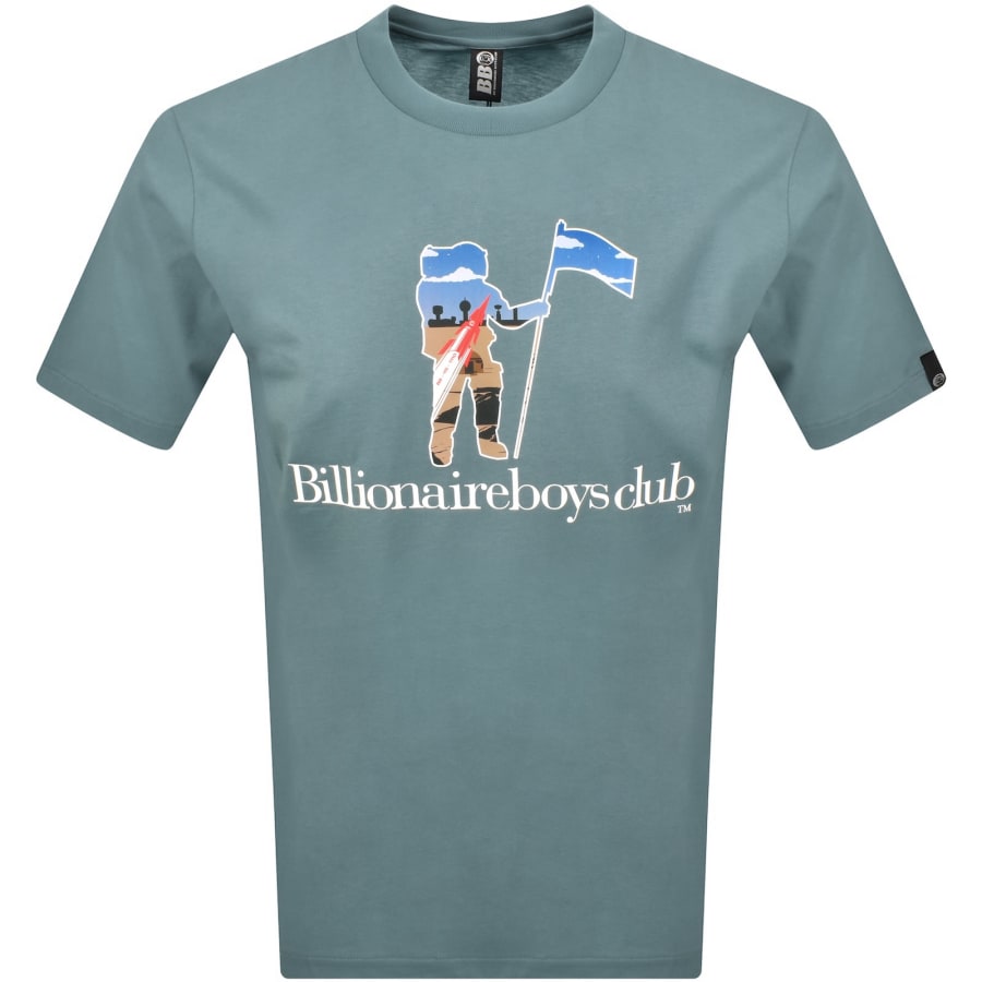 Image number 1 for Billionaire Boys Club Standing Astro T Shirt  Blue