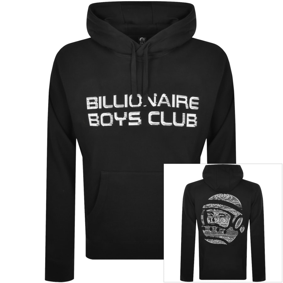 Image number 1 for Billionaire Boys Club Digi Logo Hoodie Black