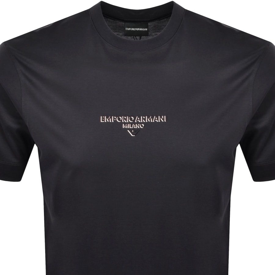 Image number 2 for Emporio Armani Logo T Shirt Navy