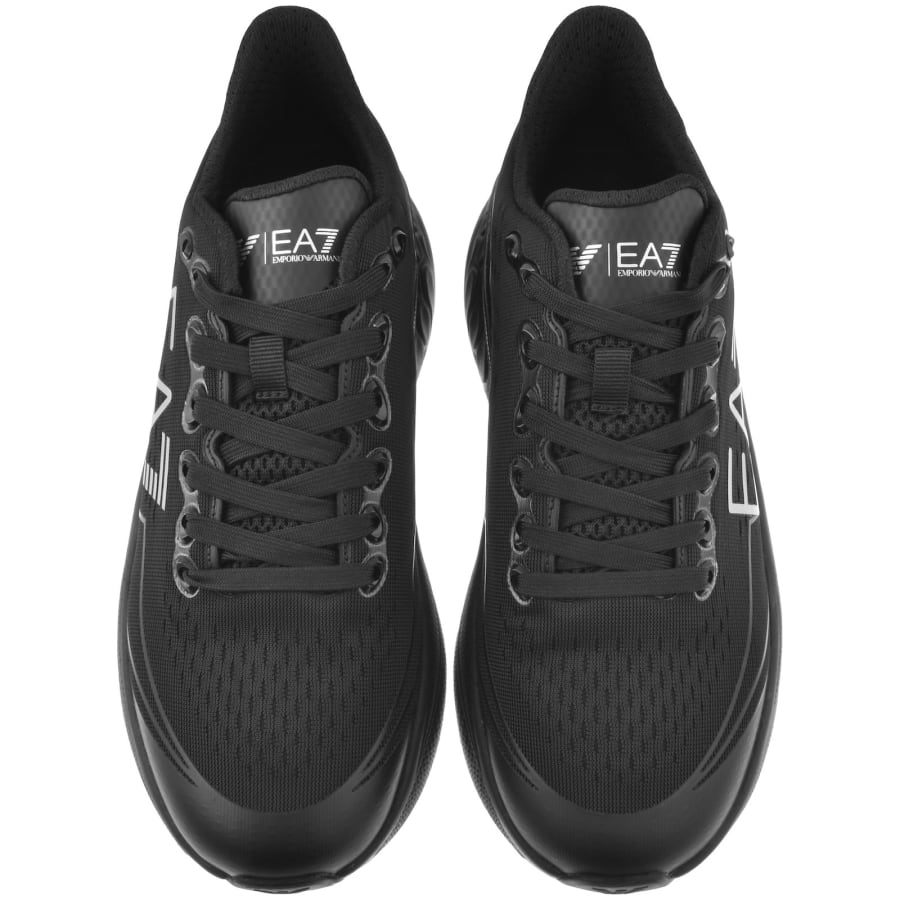 Image number 3 for EA7 Emporio Armani Logo Trainers Black