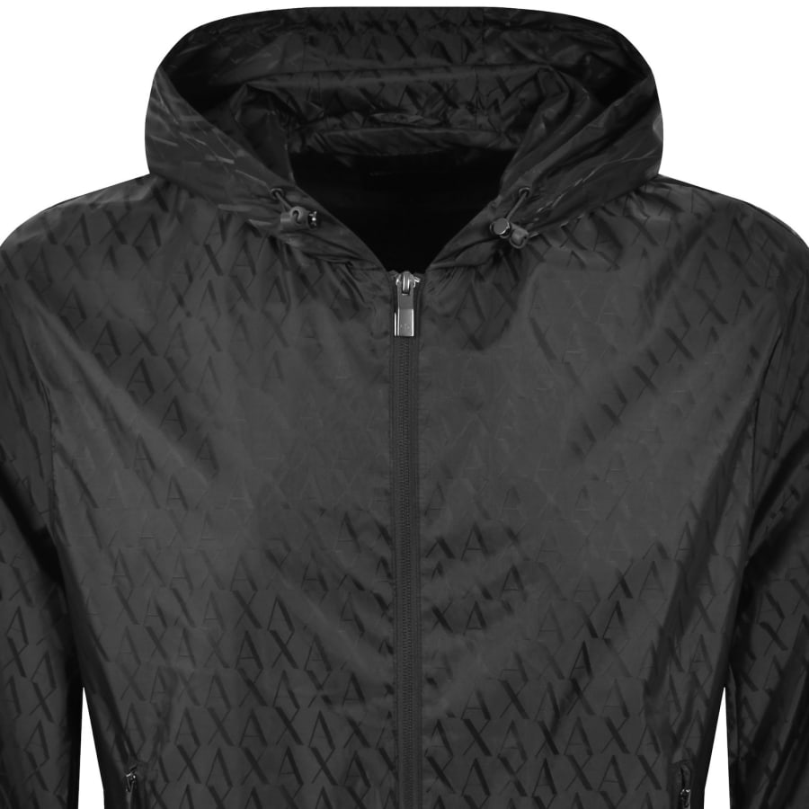 Image number 2 for Armani Exchange Windbreaker Jacket Black