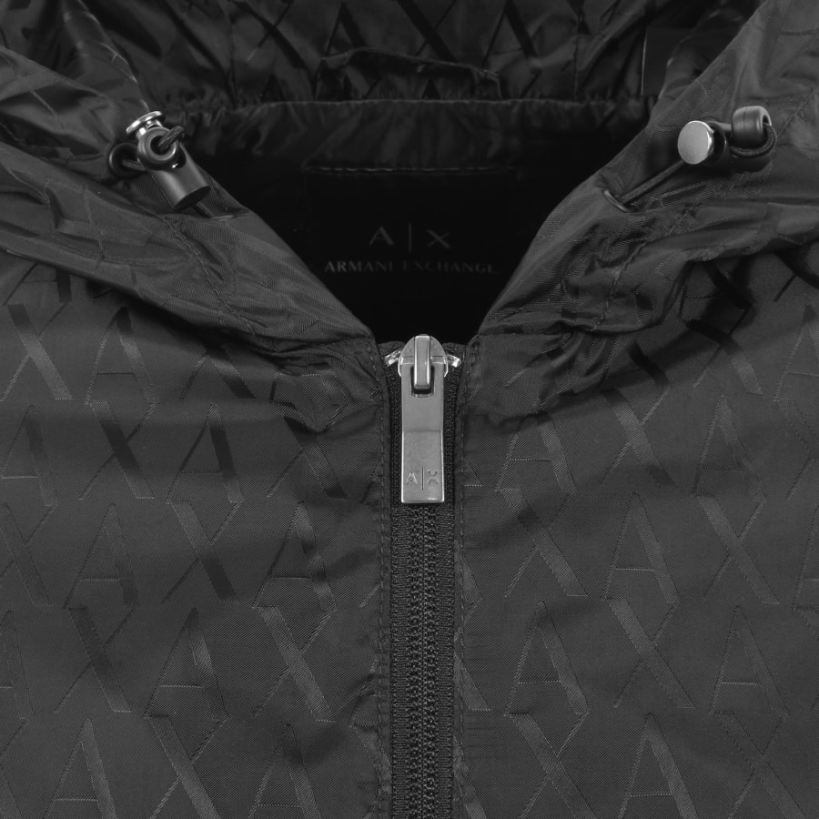Image number 5 for Armani Exchange Windbreaker Jacket Black