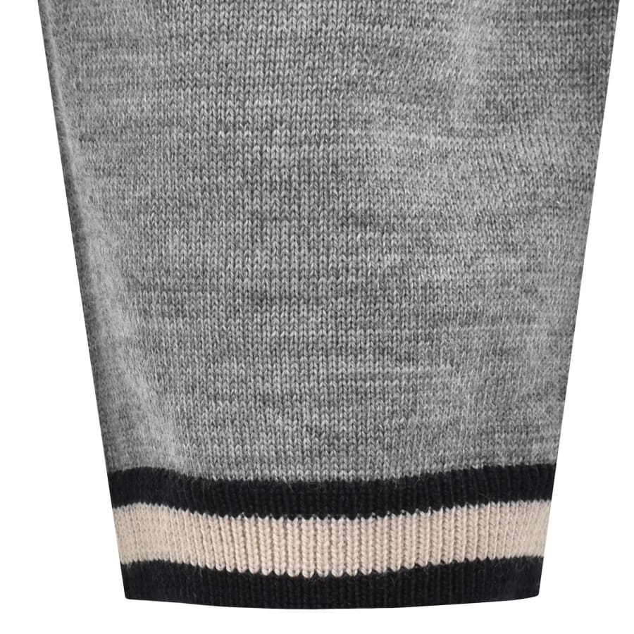 Image number 5 for Emporio Armani Quarter Zip Sweatshirt Grey