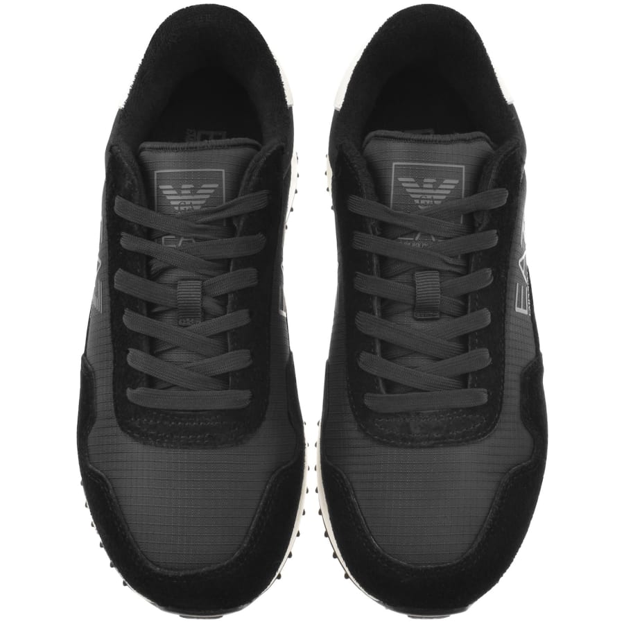 Image number 3 for EA7 Emporio Armani Logo Trainers Black