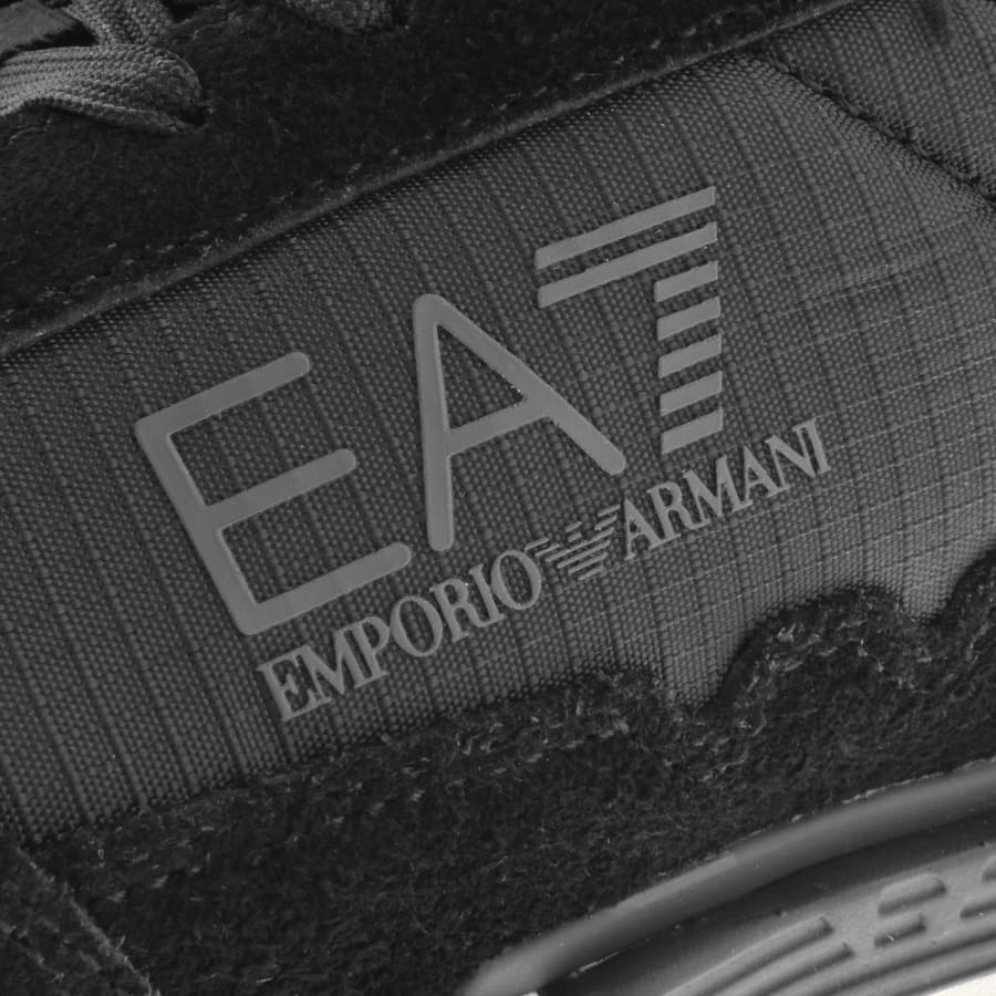 Image number 4 for EA7 Emporio Armani Logo Trainers Black