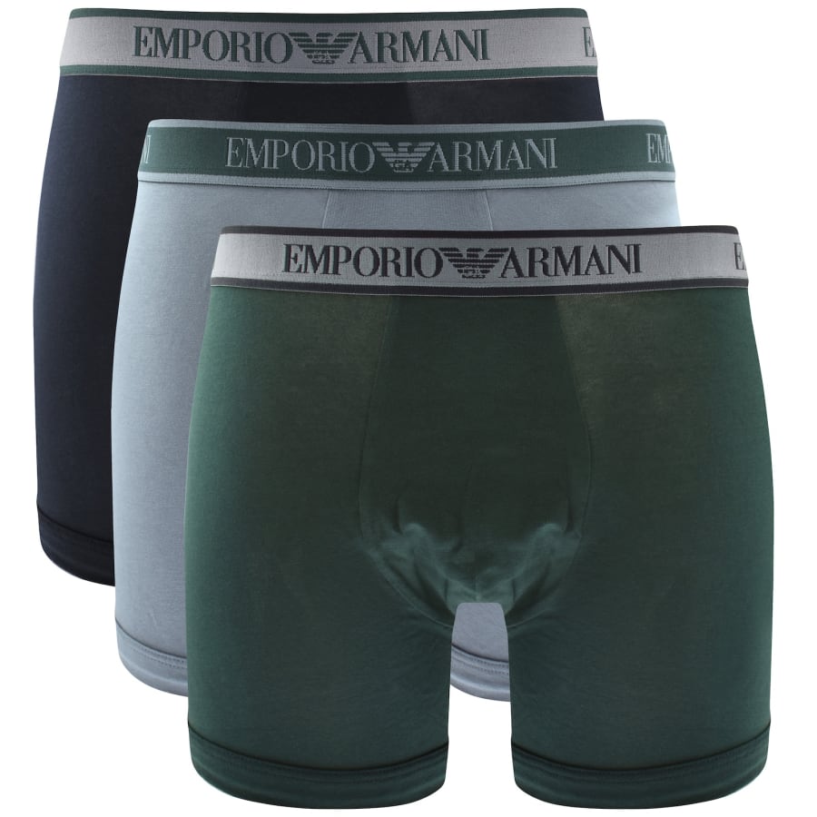 Image number 1 for Emporio Armani Underwear 3 Pack Boxer Briefs