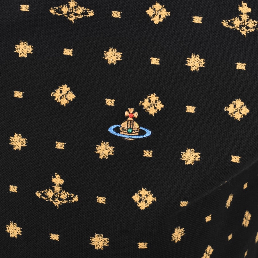 Image number 3 for Vivienne Westwood Classic Polo T Shirt Black