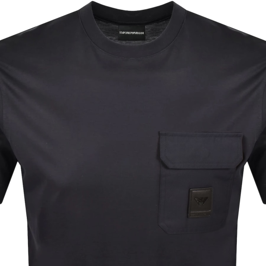Image number 2 for Emporio Armani Logo T Shirt Navy