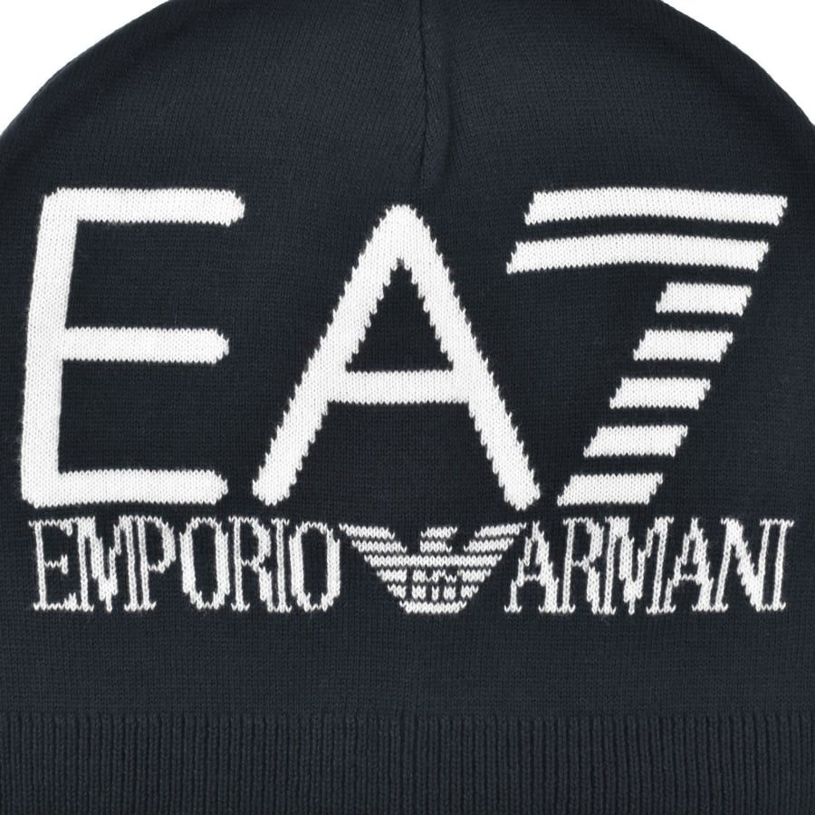 Image number 3 for EA7 Emporio Armani Beanie Hat Navy