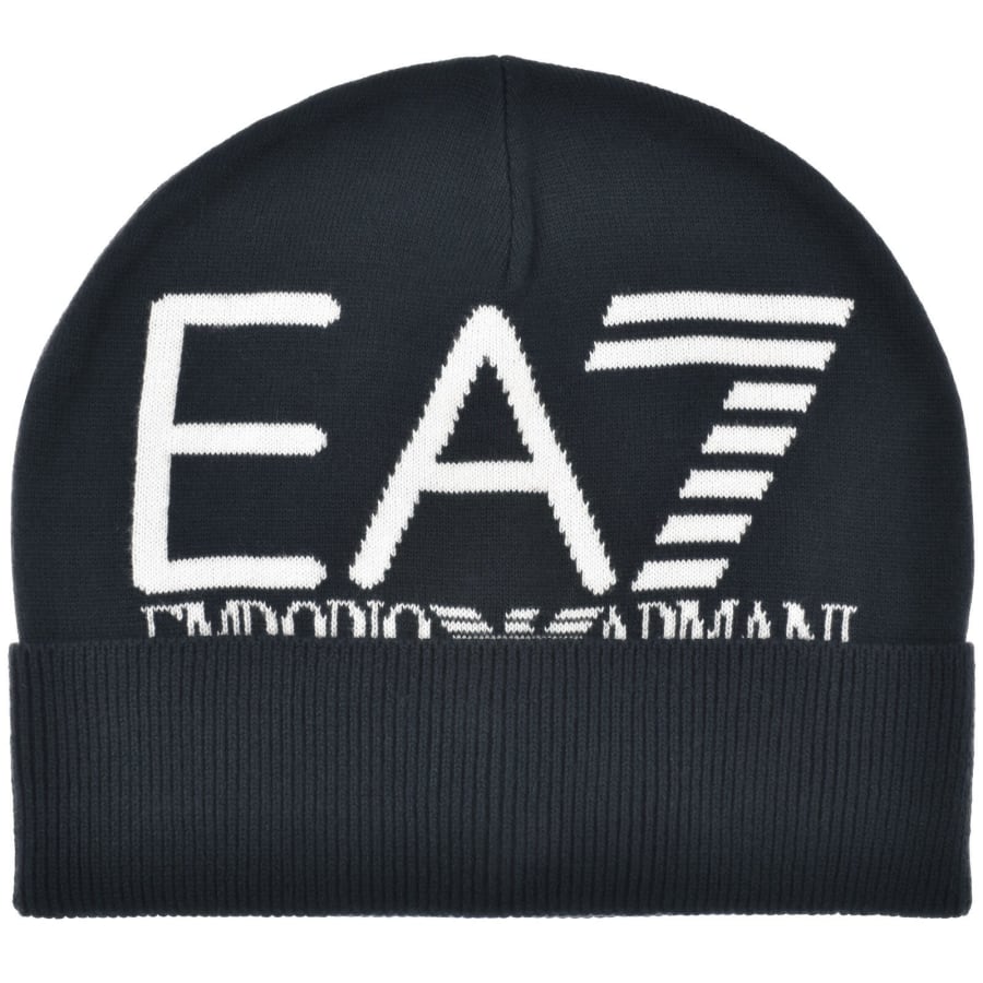 Image number 1 for EA7 Emporio Armani Beanie Hat Navy