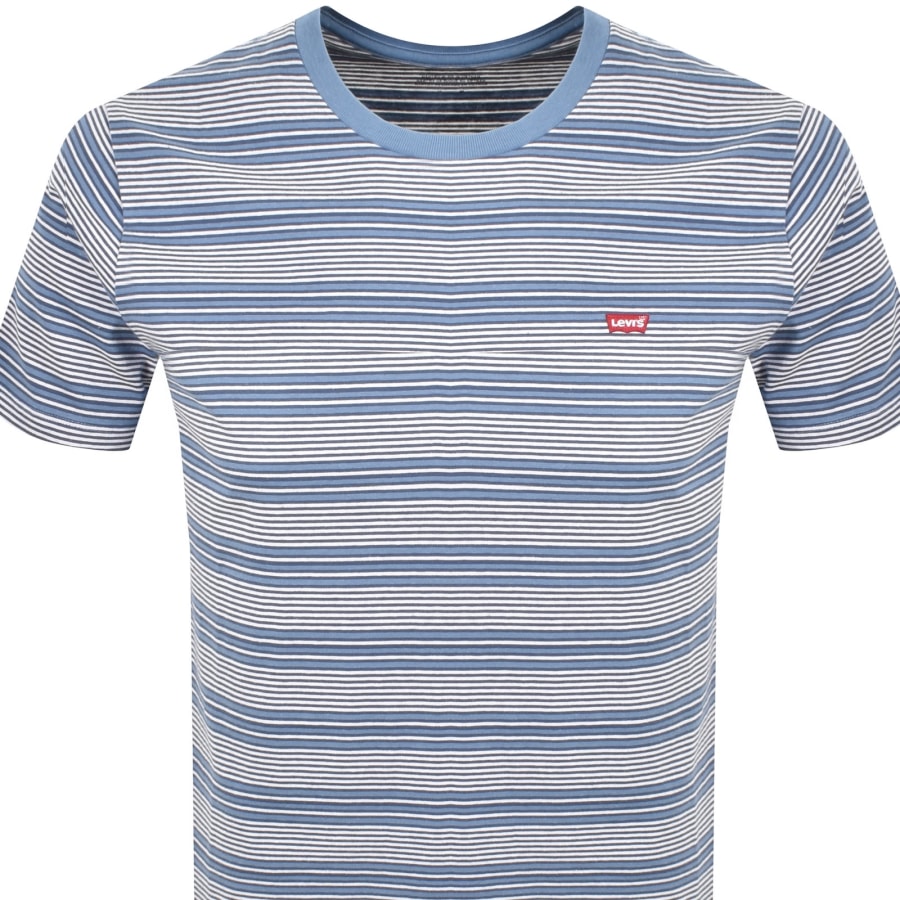 Image number 2 for Levis Original Housemark T Shirt Blue