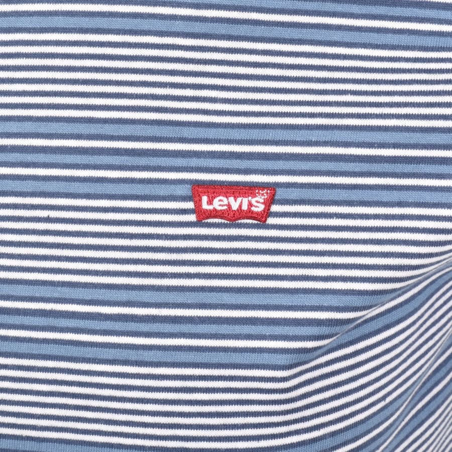 Image number 3 for Levis Original Housemark T Shirt Blue