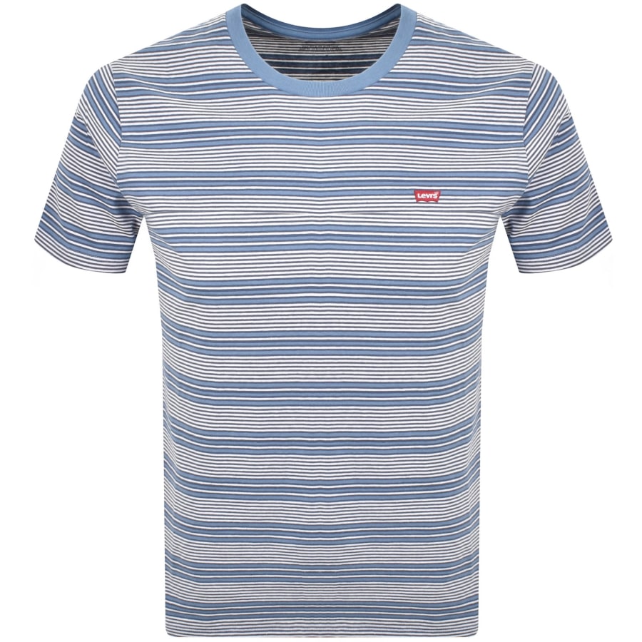 Image number 1 for Levis Original Housemark T Shirt Blue
