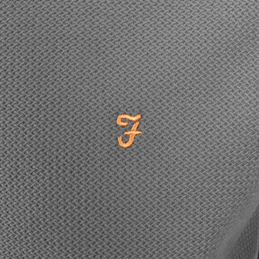 Image number 3 for Farah Seaton Zip Sweatshirt Grey