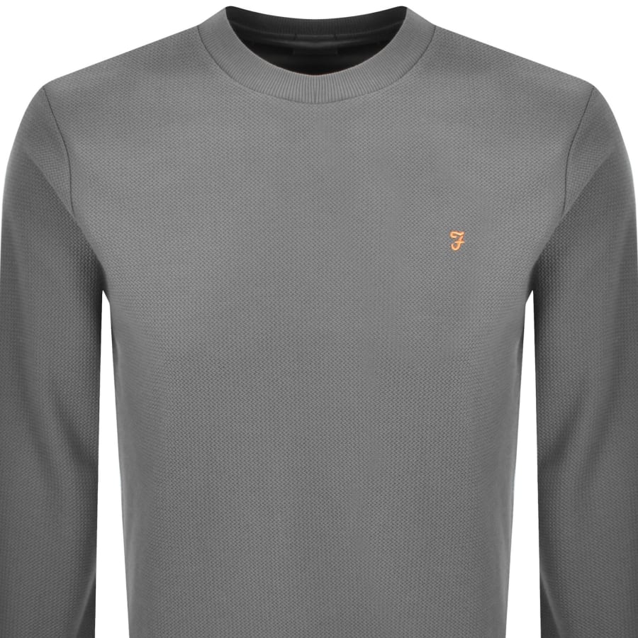 Image number 2 for Farah Grenville Sweatshirt Grey
