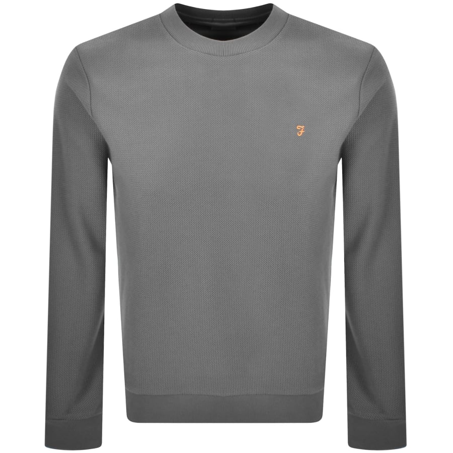 Image number 1 for Farah Grenville Sweatshirt Grey