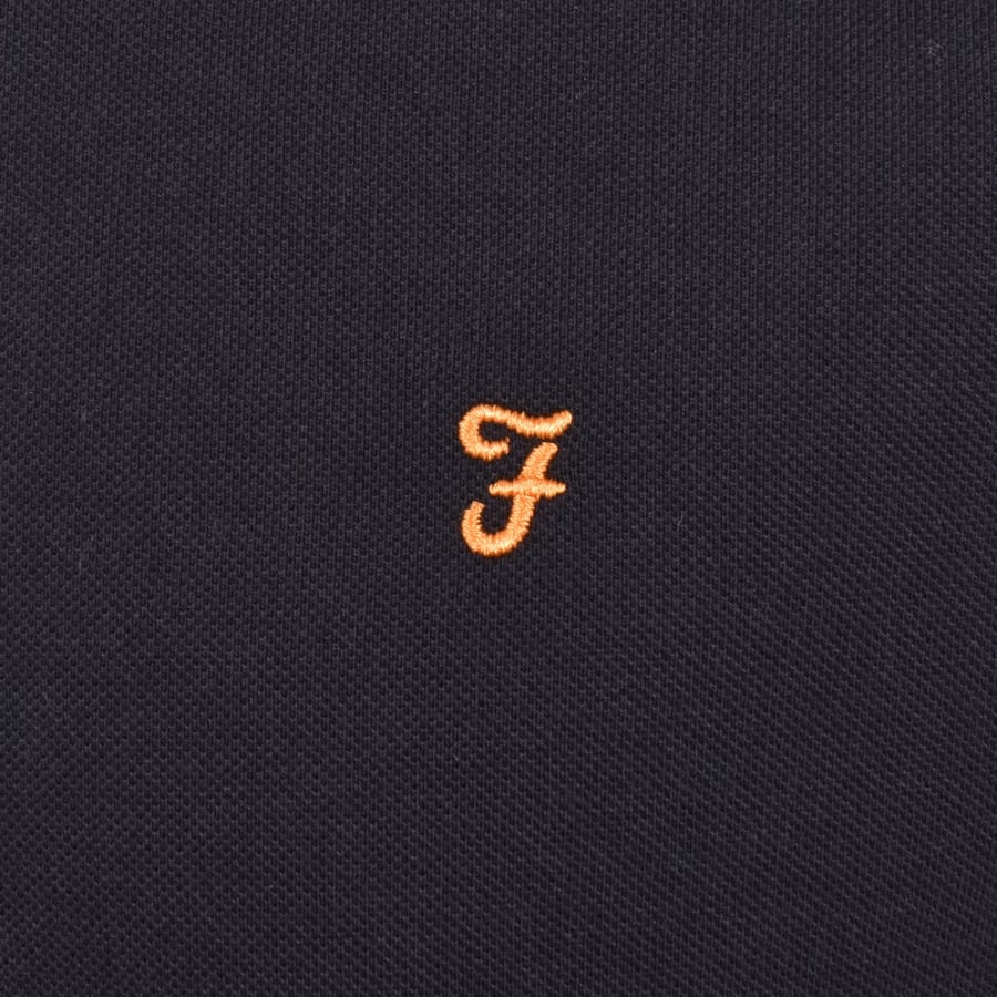 Image number 3 for Farah Elton Polo T Shirt Navy