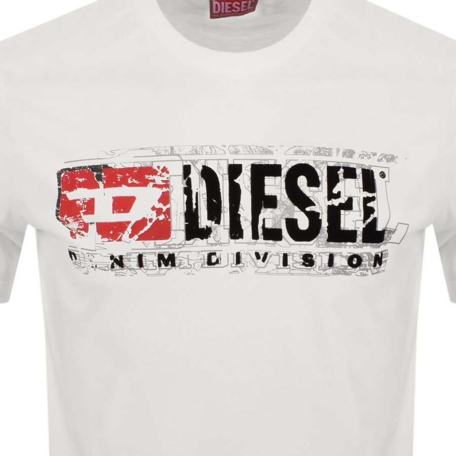 Image number 3 for Diesel T Norm T6 T Shirt Off White