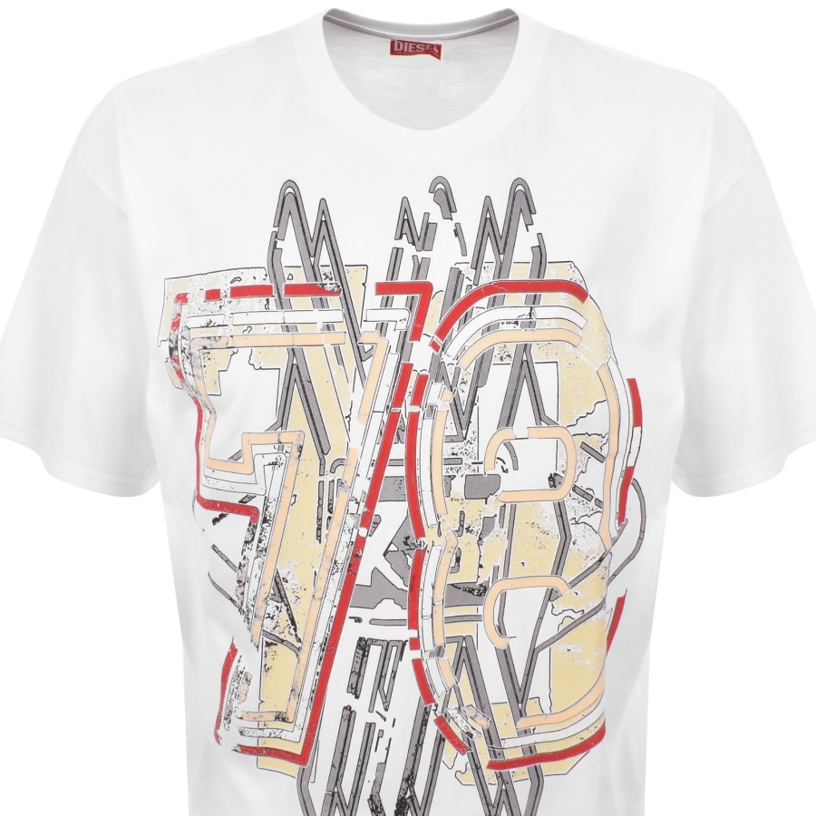 Image number 2 for Diesel T Boxt T8 T Shirt White