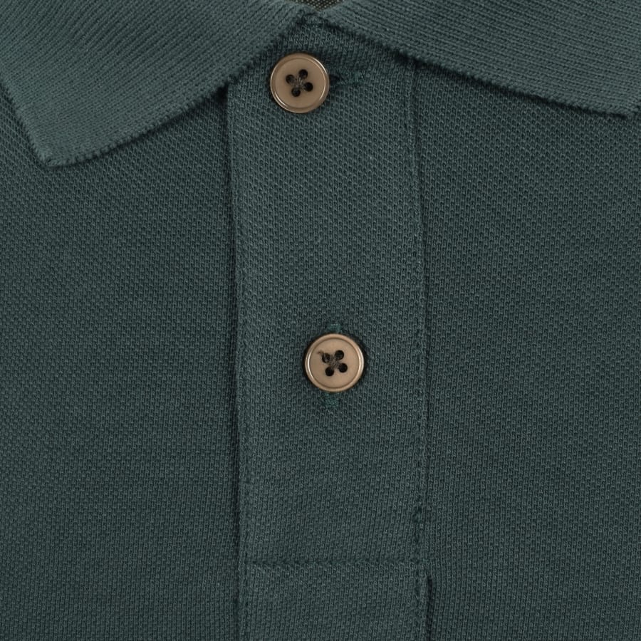 Image number 4 for Paul Smith Zebra Logo Badge Polo T Shirt Green