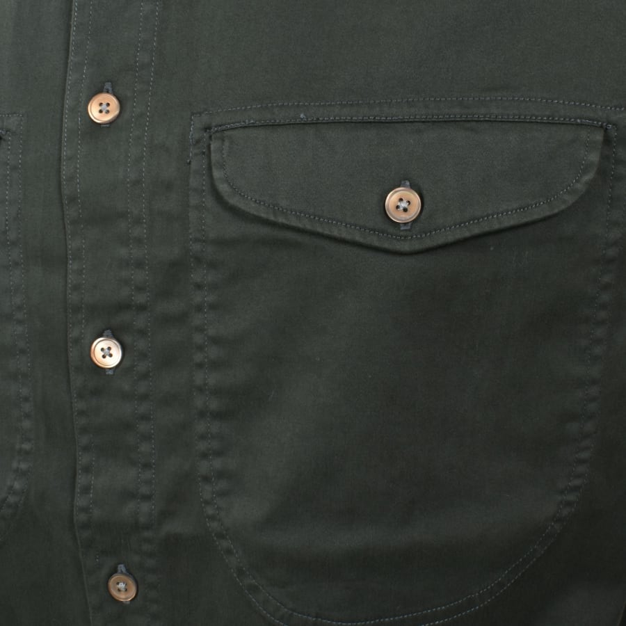 Image number 3 for Paul Smith Casual Fit Long Sleeved Shirt Green