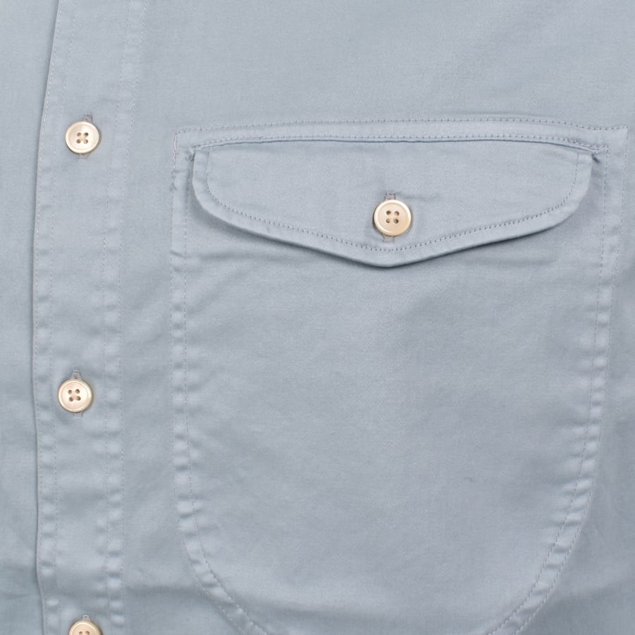 Image number 3 for Paul Smith Casual Fit Long Sleeved Shirt Blue