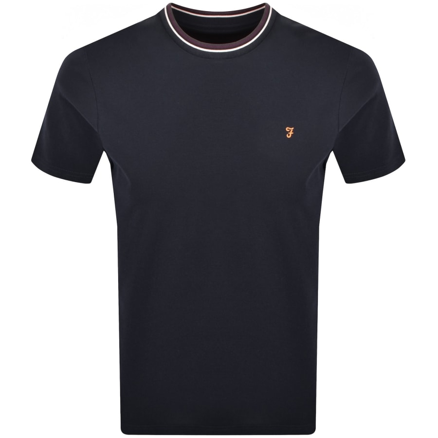 Image number 1 for Farah Elton T Shirt Navy