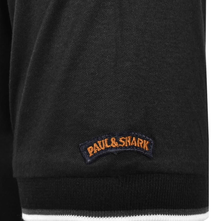 Image number 3 for Paul And Shark Logo T Shirt Black