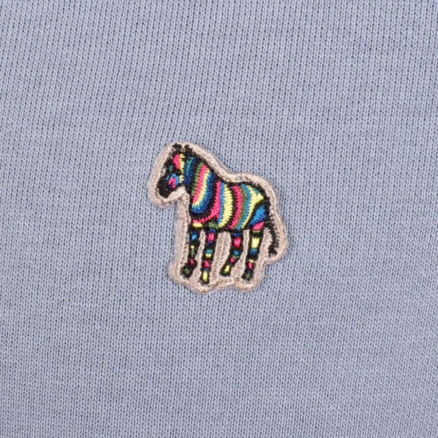 Image number 3 for Paul Smith Regular Fit Zebra Sweatshirt Blue