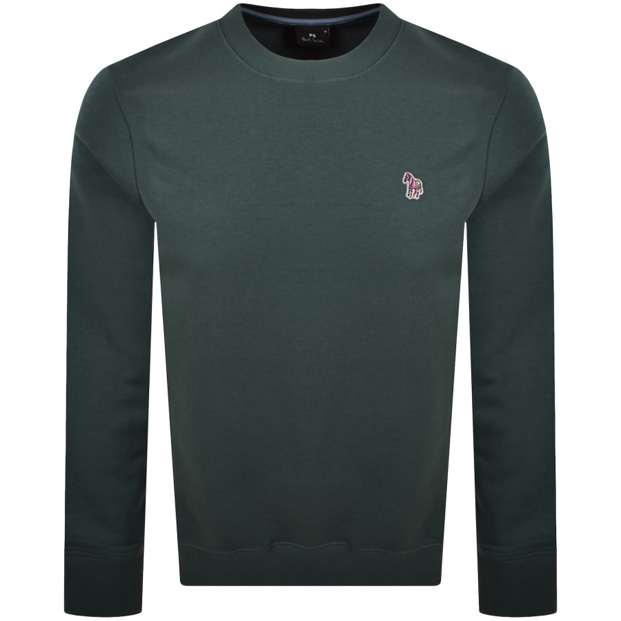 Image number 1 for Paul Smith Regular Fit Zebra Sweatshirt Green
