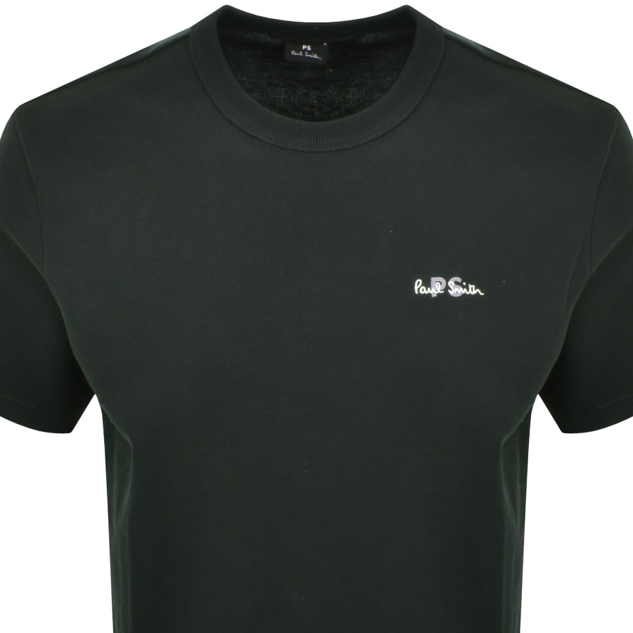 Image number 2 for Paul Smith Heavyweight T Shirt Green