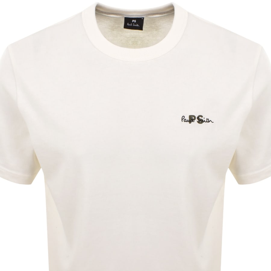 Image number 2 for Paul Smith Heavyweight T Shirt Off White